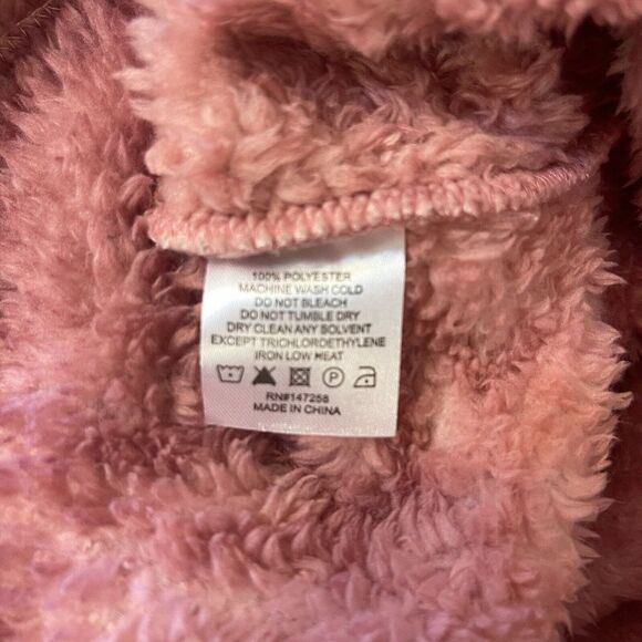 Simply Southern Women's Pullover Fleece Ombrépull Maroon 1/4 Zip‎ Size Large - Picture 7 of 7